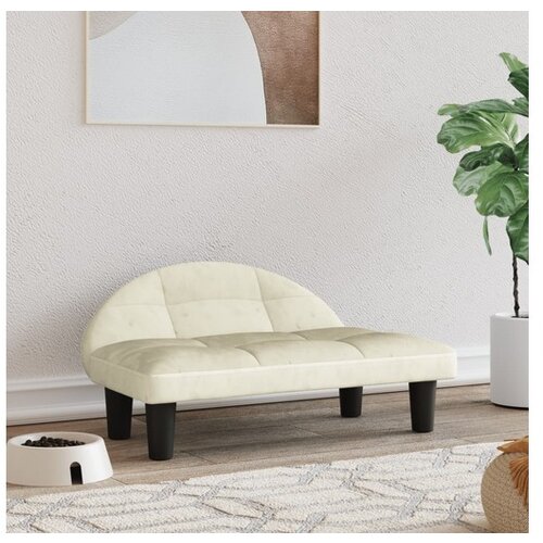 vidaXL Krevet za pse krem 70x52x30 cm baršunasti Cene