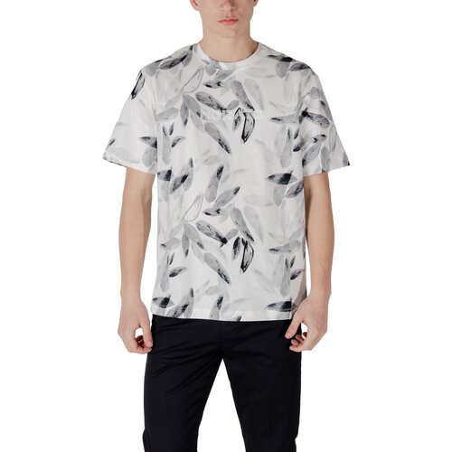 Antony Morato RELAXED FIT WITH MATT FOAM LOGO PRINT MMKS02512-FA140285 Bijela Slike