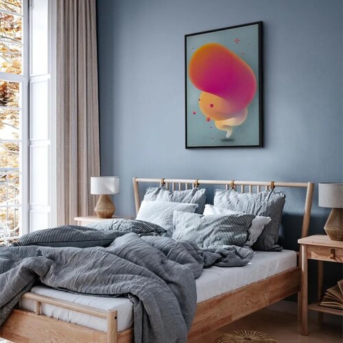  Slika - Pink Streak (1 Part) Vertical 80x120 Slike