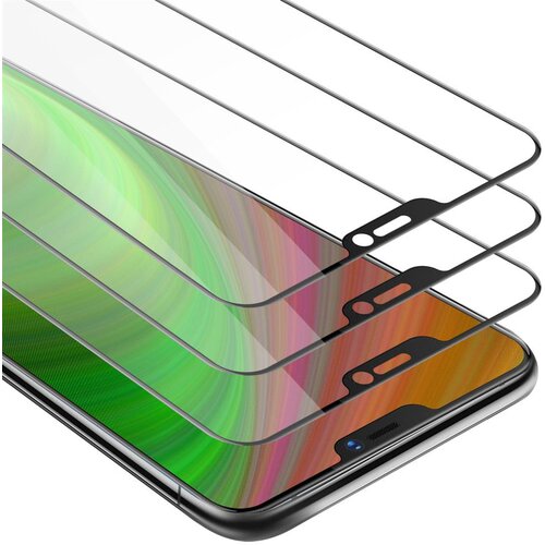Cadorabo Vivo X21 - Za&scaron;čitna folija v transparentno s čarno - 3-pack Kaljeno steklo za za&scaron;čito zaslona s trdoto 9H in 3D dotikom, (20548250) Cene