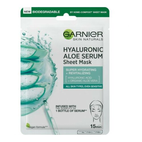 Garnier skin naturals tissue maska za lice sa hijalurom i aloe verom 32 g 1003001735 Cene