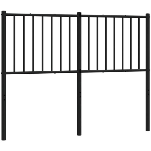 Maison Chic kovinsko posteljno vzglavje - vzglavna omarica - nočna omarica črno 120 cm, (21705061) Slike