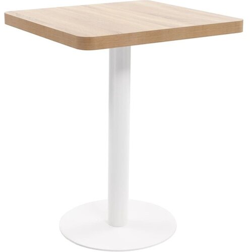  Bistro stol svjetlosmeđi 60 x 60 cm MDF Cijene