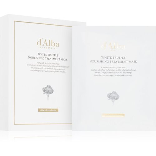 d'Alba White Truffle Nourishing Treatment Mask maska za lice s intenzivnom hidratacijom s umirujućim djelovanjem 5x25 ml Cijene