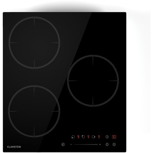 Klarstein Delicatessa Indukcijska ploča | 45 cm | 6600 W | 3 ploče za kuhanje | Kontrola klizača | pojačati Cijene