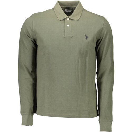 U.S. Polo Assn. US POLO SHIRT LONG SLEEVE MEN&#39;S GREEN Cene