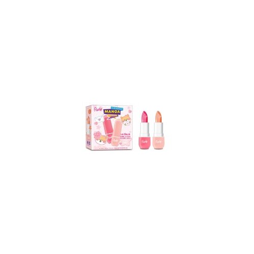Rude Cosmetics Balzam za usne Duo set - Lubenica i Ananas - Manga Collection | | Ecobeauty Slike
