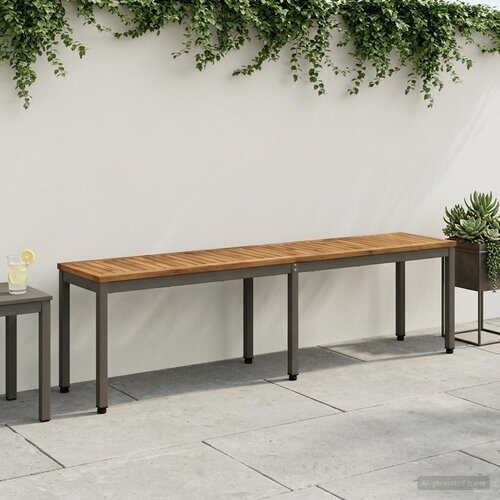  Vrtna klupa 161 x 35 x 45 cm Čvrsto drvo akacije Pravokutni Cijene