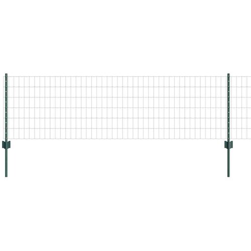 Euro ograda s postom 10 x 0,6 m Čelik premazan PVC-om Zelena Slike