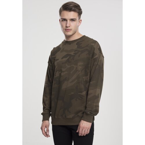 Urban Classics Camo Crewneck Olive Camo Slike