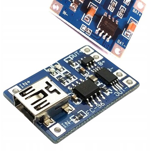Rosfix Polnilnik akumulatorjev LI-ION TP4056 z Mini USB 5V 1A, (21656592) Cene
