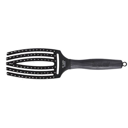  Za raščešljavanje Olivia Garden Nylon Mix Crna - Fingerbrush M Cene