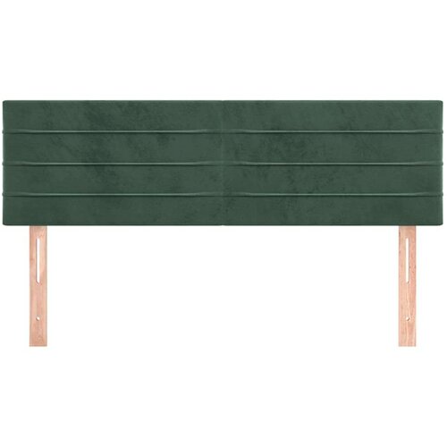  Uzglavlja 2 kom tamnozelena 72 x 5 x 78/88 cm bar&amp;scaron;unasta Slike