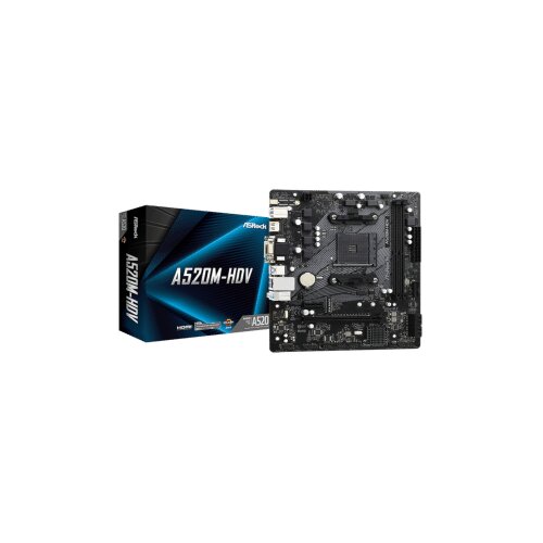 AsRock MB A520-HDV, AM42xDDR4, 4xSATA, M.2, RAIDVGA, HDMI, Micro ATX Cijene