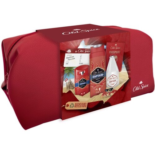 Old Spice set x-mass captain travel bag Slike