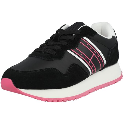 Tommy Jeans Nizke superge &amp;#039;Eva Runner Mat&amp;#039; svetlo roza / črna / bela Slike
