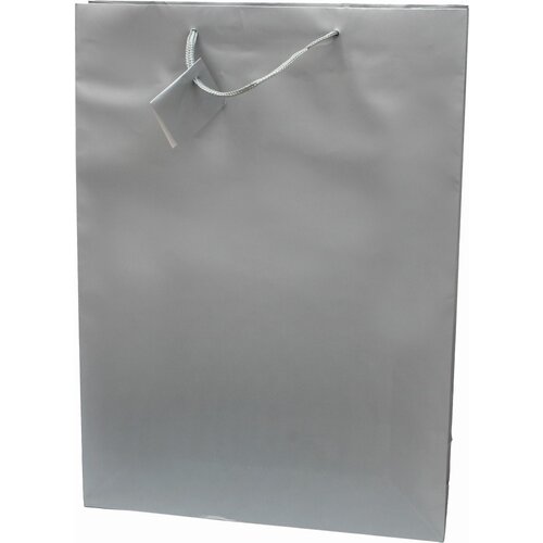  Vrečka darilna 330x457x102 platificirana mat promocija - srebrna Cene