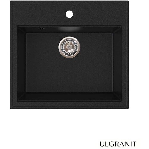 Ulgranit Granitna sudopera 56x51cm Crna ULG560 &amp;oslash;90 Slike