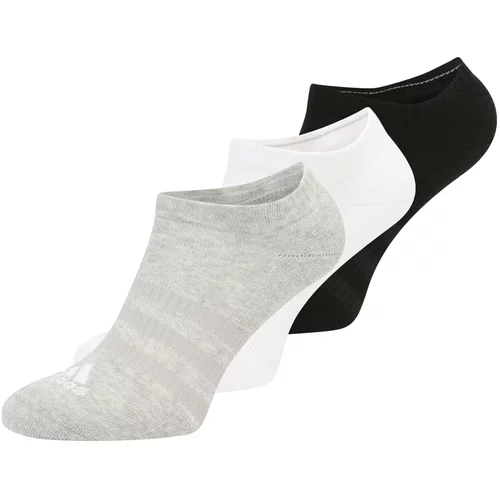 Adidas Sportske čarape siva melange / crna / bijela