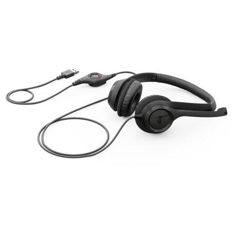 Unknown LOGITECH HEADSET-H390 USB-C Computer Headset-MIDNIGHT BLACK-USB-N/A-EMEA28i-935-USB-C Cene