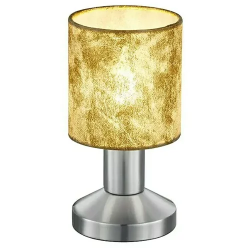Tri O okrugla stolna svjetiljka Garda (25 W, Ø x V: 95 mm x 18 cm, Mat nikal, Zlatne boje, E14)