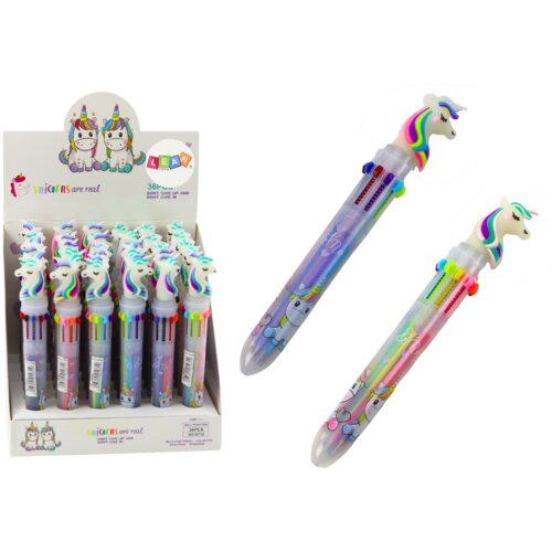 Unicorn Pen Multicolor Automatic 10 Colors Mix Slike