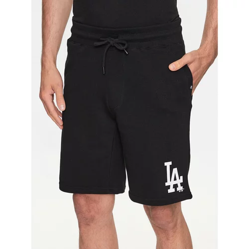 47 Brand Športne kratke hlače Los Angeles Dodgers Imprint 47 Helix Shorts Črna Regular Fit