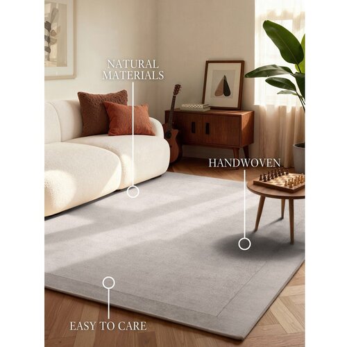 Villeroy Boch Siva ročno tkana preproga iz me&amp;scaron;anice volne 200x300 cm Kari &amp;ndash; Slike