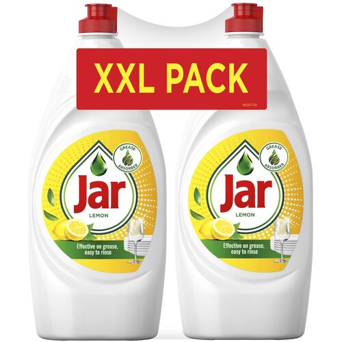 Jar tekući deterdžent za ručno pranje posuđa Lemon 2x1.35ml Slike