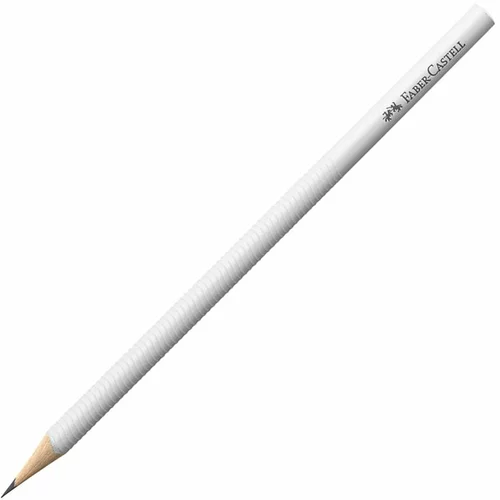Faber-castell Grafitni svinčnik Faber-Castell, oblikovani oprijem, bel