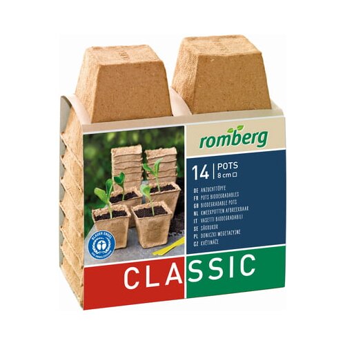 Romberg 14 loncev za gojenje 8 cm kvadrat Slike