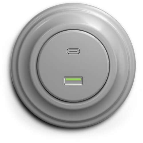  Reblig - Retro USB utičnica A+C sa sivim ramom Cene