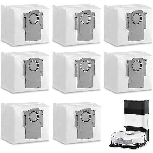 INORCO 8 dodatkov za vrečke za prah za Xiaomi Roborock S7 Maxv Ultra / S7 Pro Ultra / Q7+ / Q7 Max+ / T8 / Q5+ Sesalna postaja, (21849600) Slike