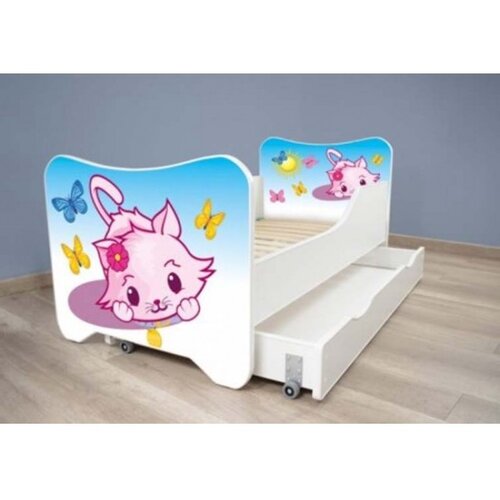 Made in Poland Dečiji krevet 160x80 cm happy kitty + fioka little kitty Cene