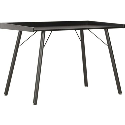  Radni stol crni 90 x 50 x 79 cm Slike