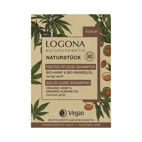 Logona Trdni &amp;scaron;ampon z bio konopljo in bio mandljevim oljem Slike