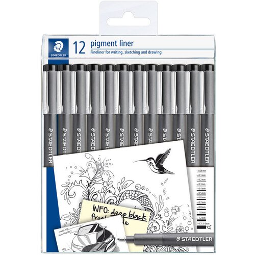  za tehničko crtanje pk12 pigment liner staedtler 308-9 tb12 blister Cene
