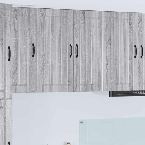  Ormar za Zid Lucca Siva sonoma 80 x 31 x 80 cm Slike