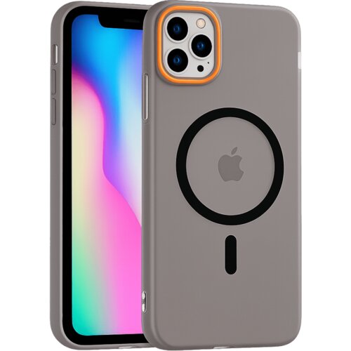 Apple matte color magsafe maska za iphone 11 pro – siva Cene