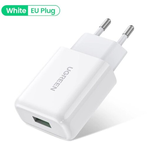 Ugreen 10133 adapter za punjenje 18 W USB-A utičnica bijela unutrašnje područje Cene