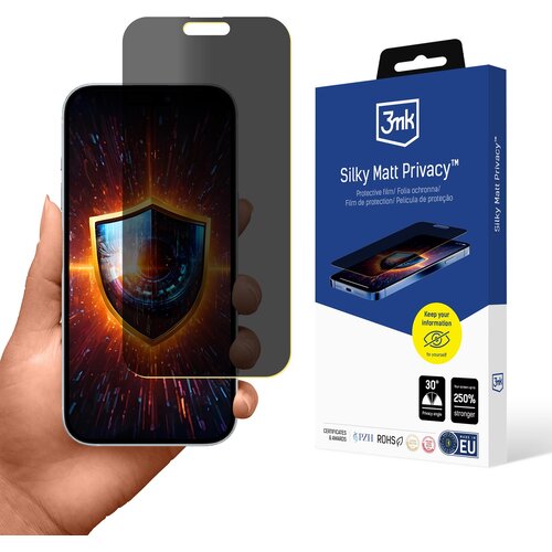 3mk SILKY MATT ZA&amp;Scaron;ČITA ZASEBNOSTI ZA APPLE IPHONE 17 PRO MAX, (5000334117) Slike