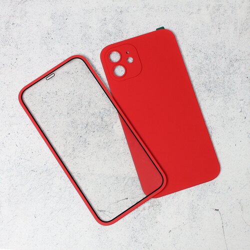  Torbica slim 360 full za iphone 12 6.1 crvena Cene