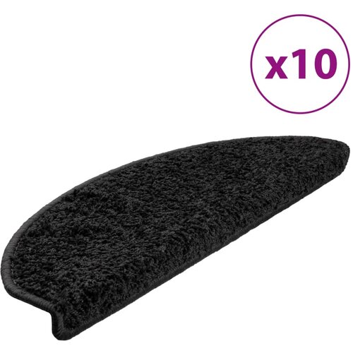Maison Chic Preproga, Ruge za stopnice 10 kosov 65x21x4 cm črne, (22121141) Cene