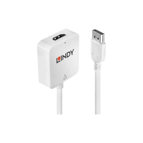 Lindy 38146 HDMI / DisplayPort pretvarač [1x ženski konektor HDMI - 1x muški konektor DisplayPort] bijela Cijene