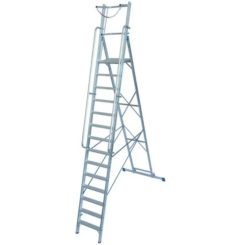 Krause-werk prostostoječa lestev s platformo Stabilo 1x14 stopnic 127587