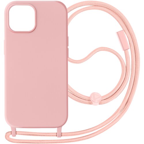 AVIZAR iPhone 15 Semi-Rigid Cord Case, serija Corda - roza, (20886233) Cene