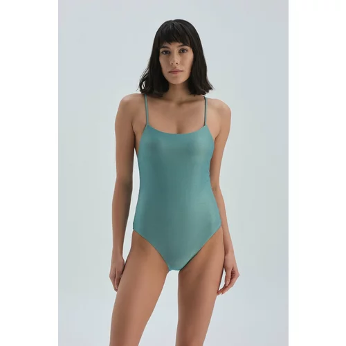 Dagi Swimsuit - Green - Plain