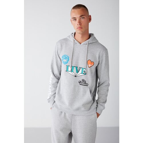 Grimelange Alive Relaxed Regular Graymelange Sweatshirt. Slike