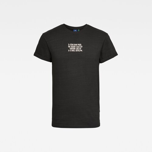 G-star T-shirt - Chest text graphic r t black Cijene