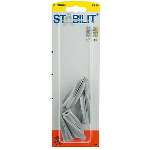 STABILIT Tipla za beton GB 10 (Promjer tiple: 10 mm, Duljina tiple: 55 mm, Prikladno za: Beton s porama, 4 Kom.) Cijene